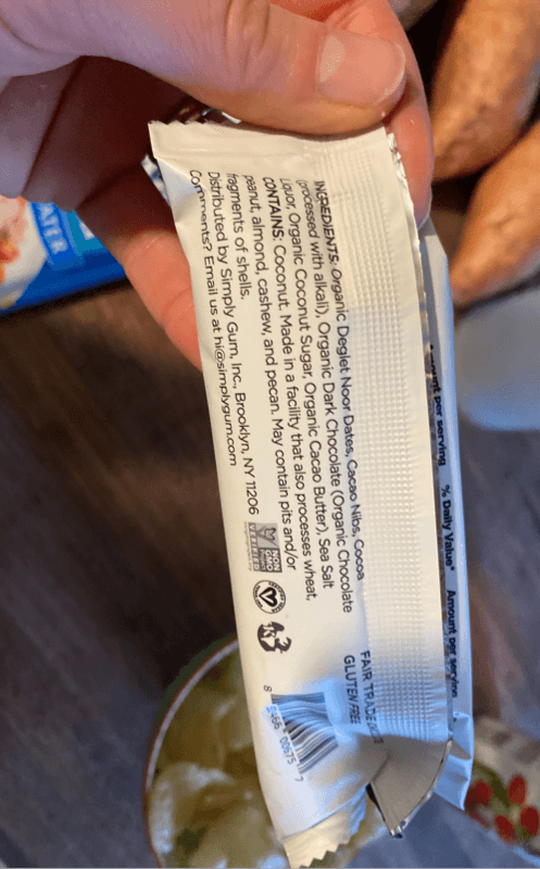 Simply Triple Cacao Chocolate Date Bar