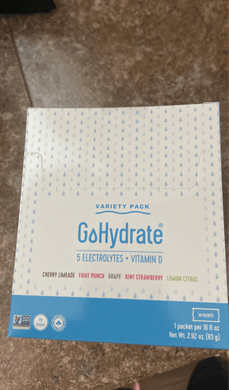 Gohydrate 5 Electrolytes + Vitamin D Variety