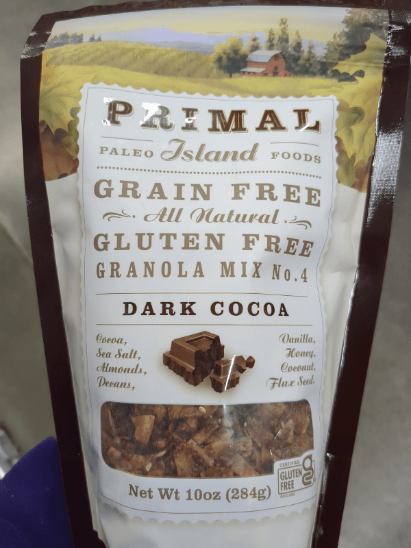Primal Island Dark Cocoa Grain-Free Granola Mix
