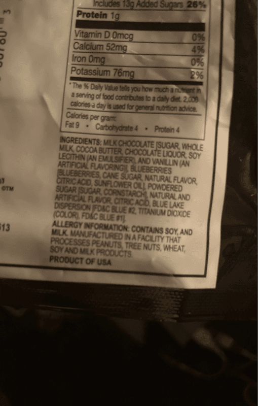 Nuts On Clark Popcorn Milk Chocolate Blueberries