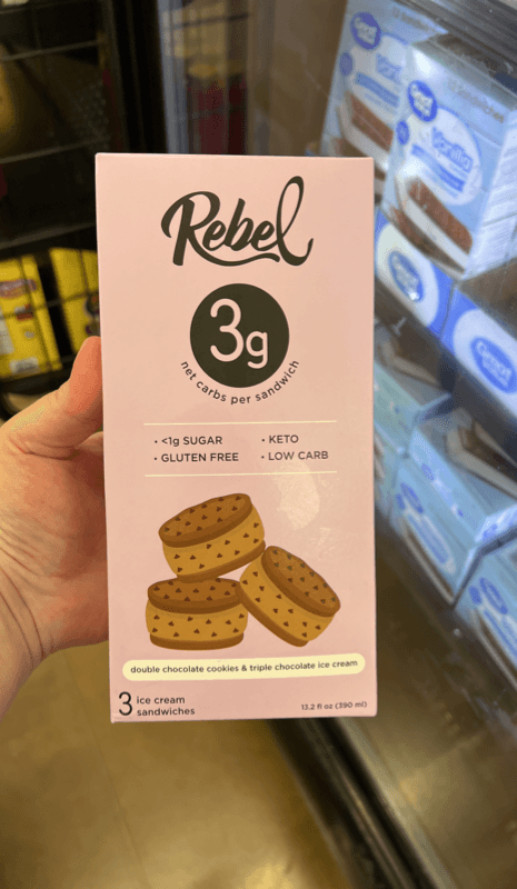Rebel Double Chocolate Cookies & Triple Chocolate Ice Cream Sandwiches