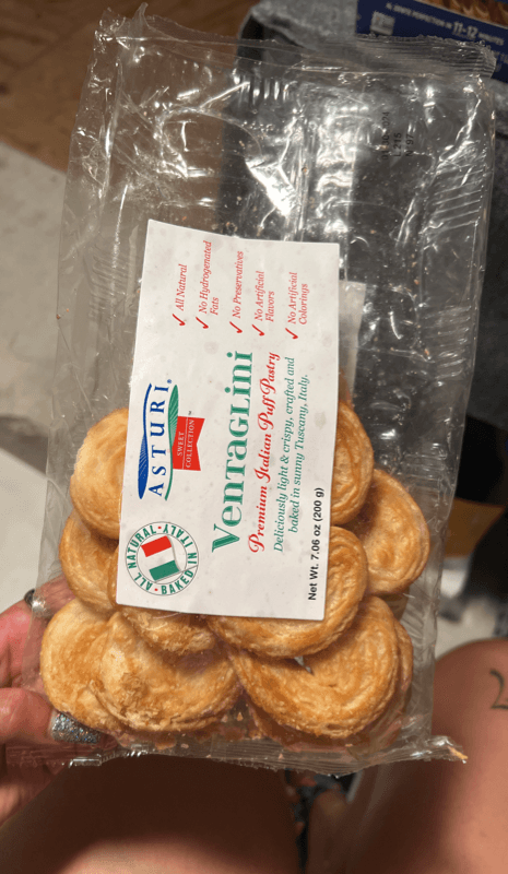 Asturi Sweet Collection Ventaglini Premium Italian Puff Pastry