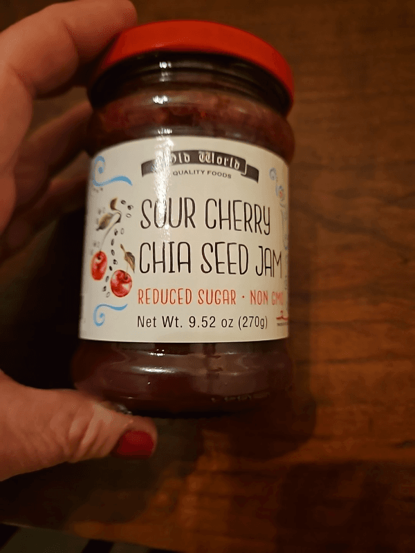 Old World Sour Cherry Chia Seed Jam