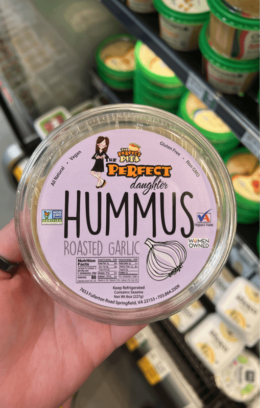 The Perfect Pita The Perfect Daughter Hummus Roasted Garlic