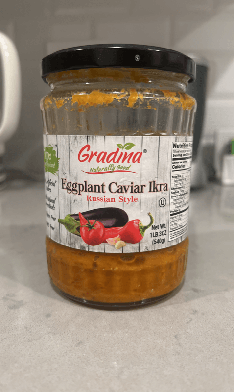 Gradina Naturally Good Eggplant Caviar Ikra Russian Style
