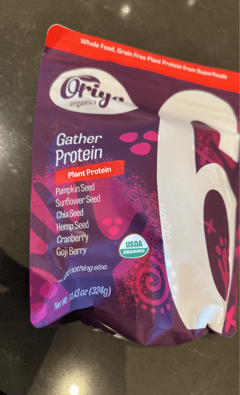 Oriya Organics Gather Plant Protein