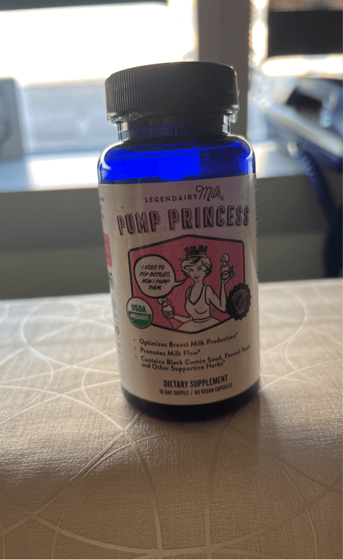 Legendairy Milk Pump Princess Dietary Supplement, 60 Vegan Capsules