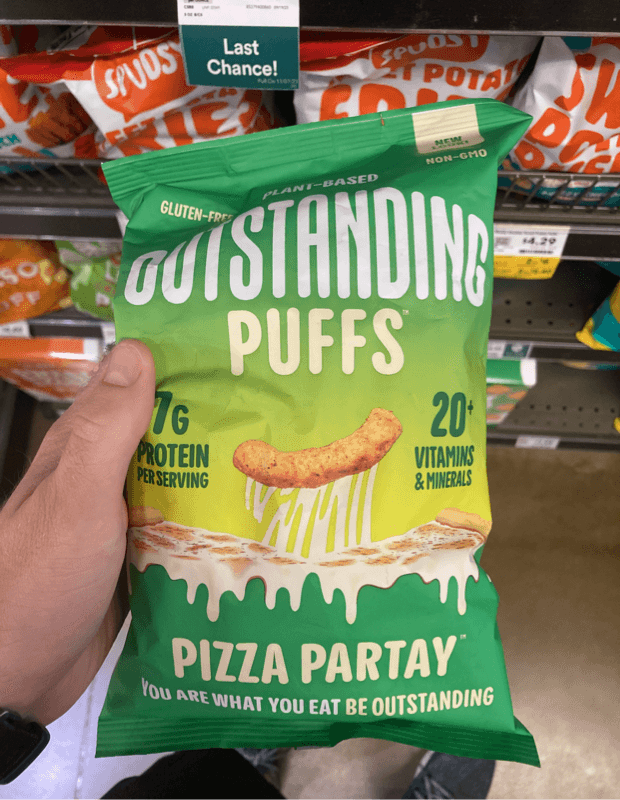 Outstanding Foods Outstanding Puffs Pizza Partay