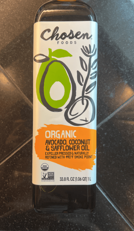 Chosen Foods Organic Avocado, Coconut & Safflower Oil