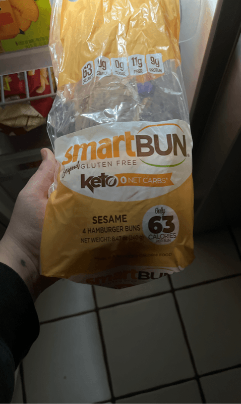 Smartbun Sesame Hamburger Buns