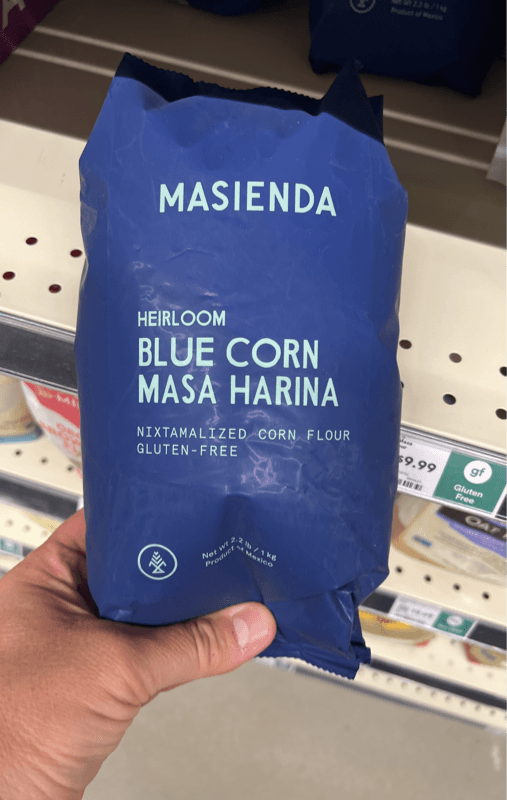 Masienda Heirloom Blue Corn Masa Harina