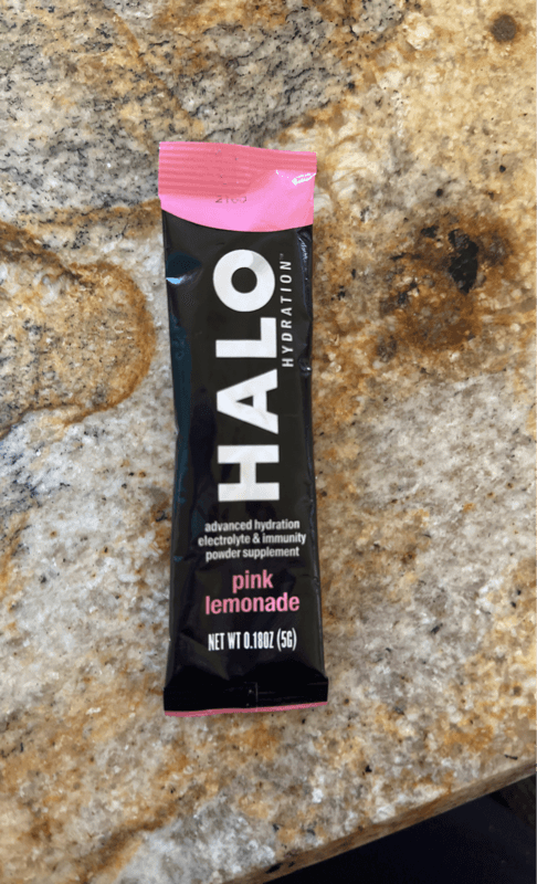 Halo Pink Lemonade Hydration Powder Supplement