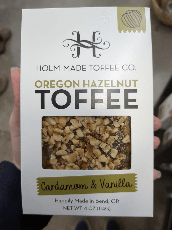 Holm Made Toffee Co. Oregon Hazelnut Toffee Cardamom & Vanilla