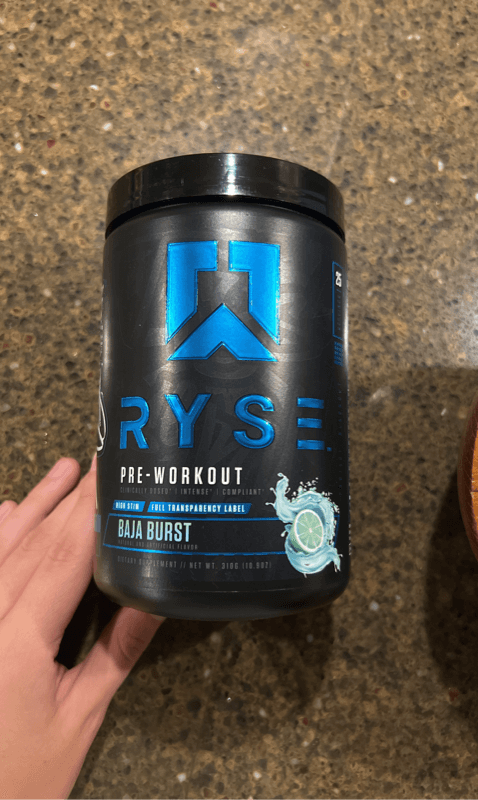 Ryse Project Blackout Pre-Workout Baja Burst