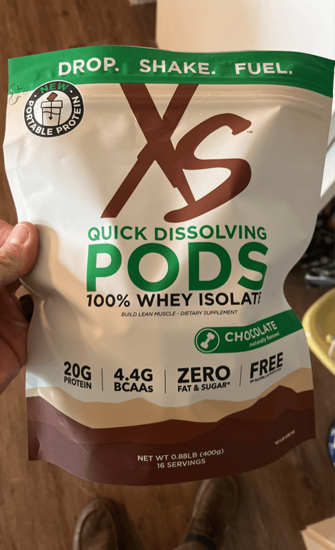 Xs Quick Dissolving Pods 100% Whey Isolate Chocolate