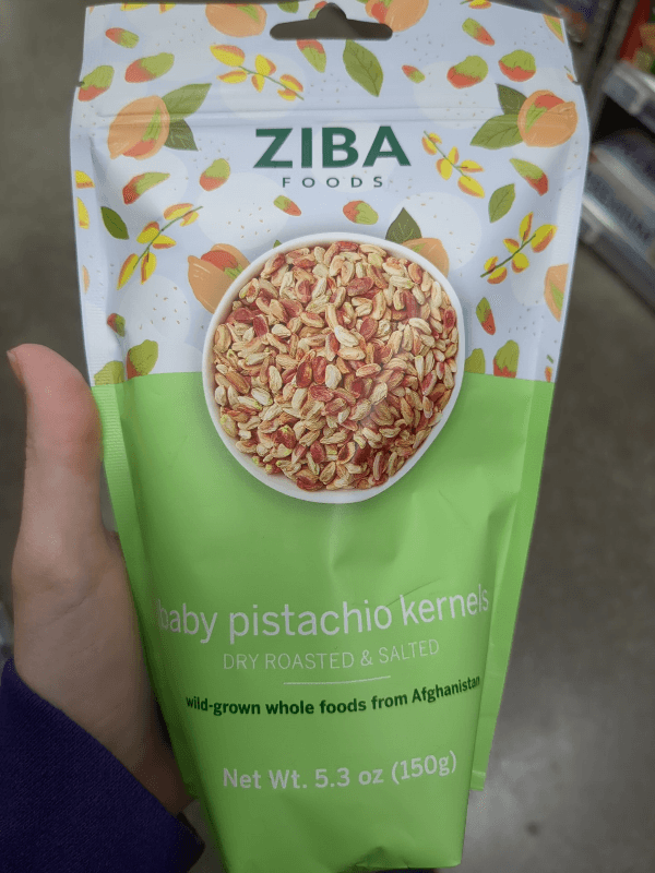 Ziba Foods Dry Roasted & Salted Baby Pistachio Kernels