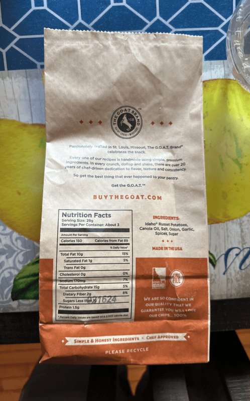 Goat Eats Original Handcrafted Potato Chips