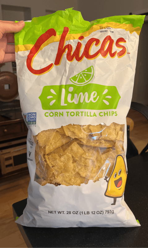 Chicas Lime Corn Tortillas Chips