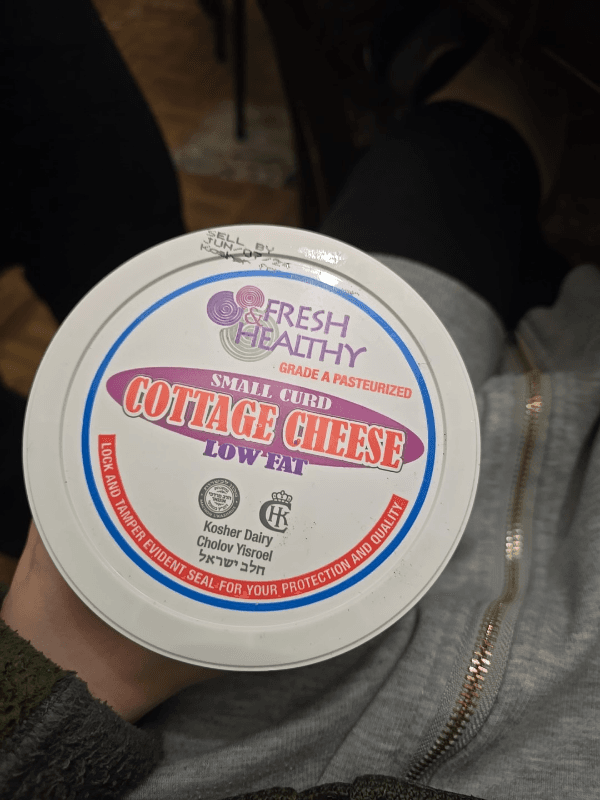 Fresh Healthy Small Curd Low Fat Cottage Cheese