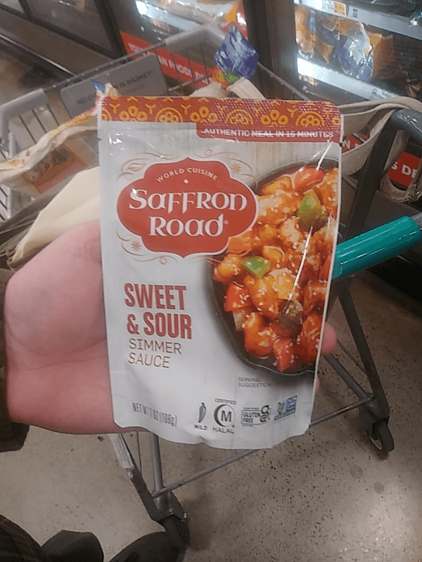 Saffron Road Sweet & Sour Simmer Sauce, Mild