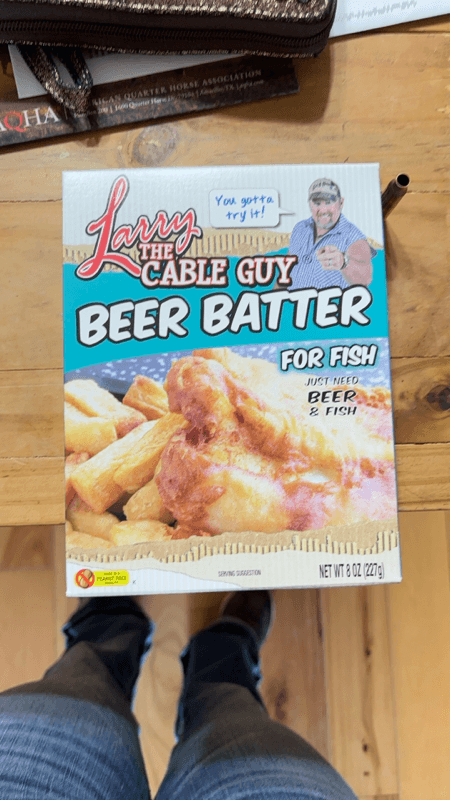 Larry The Cable Guy Beer Batter For Fish