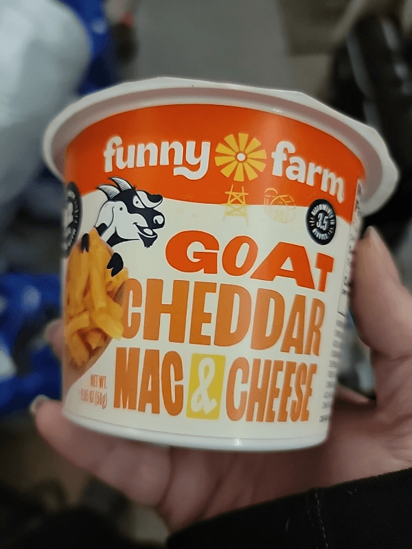 Funny Farm Goat Cheddar Mac & Cheese