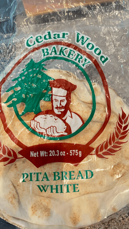 Cedar Wood Bakery Pita Bread White
