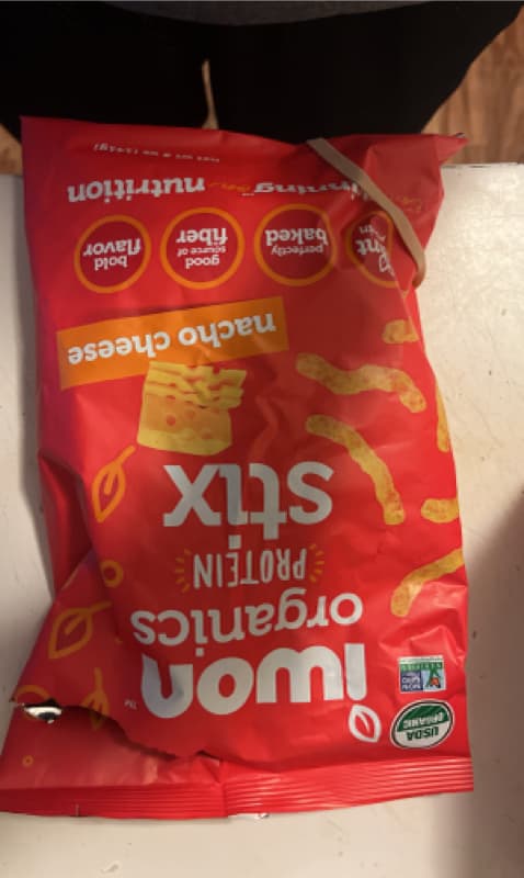 Iwon Organics Nacho Cheese Protein Stix