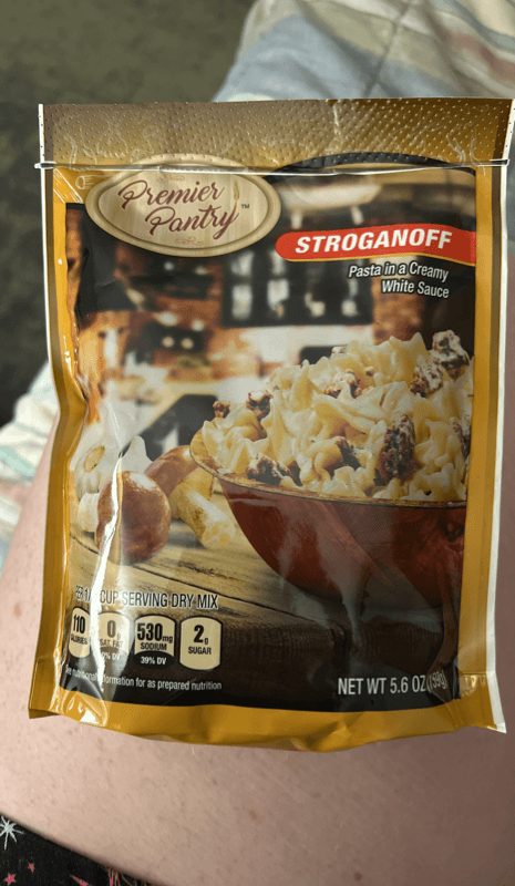Premier Pantry Stroganoff Pasta In A Creamy White Sauce