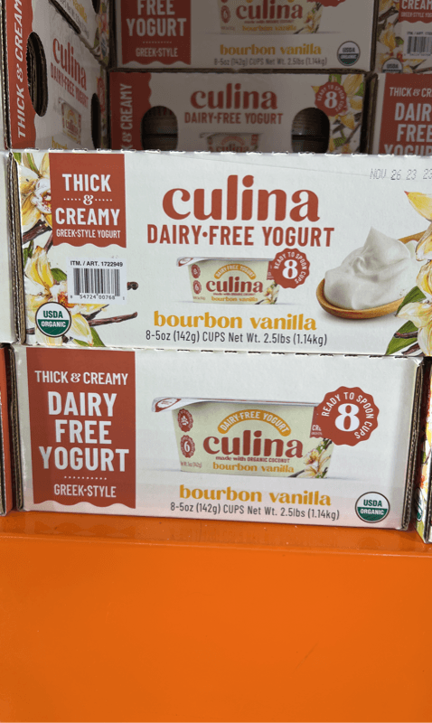 Culina Bourbon Vanilla Dairy-Free Yogurt
