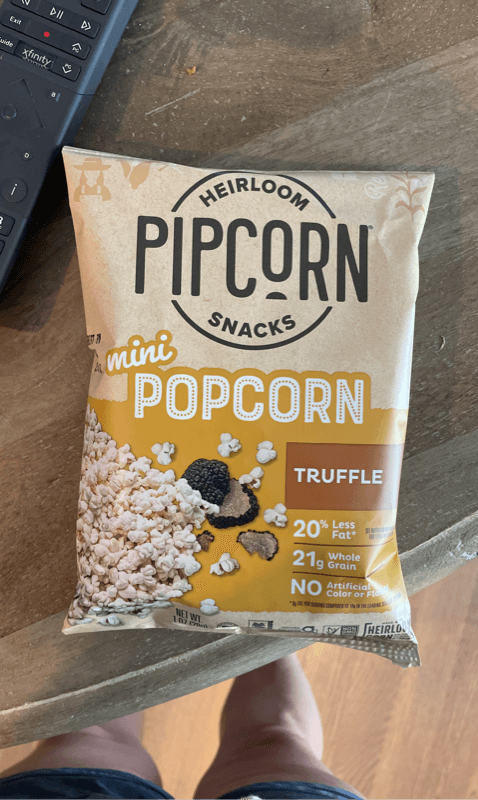 Heirloom Pipcorn Snacks Truffle Mini Popcorn