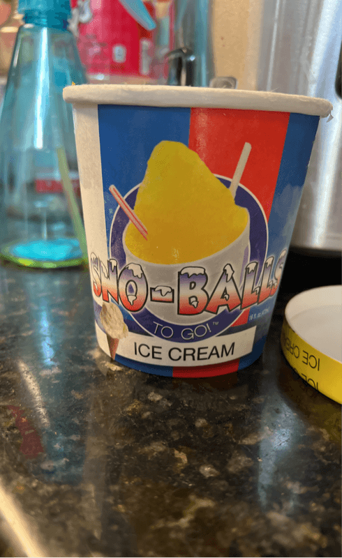 Sno-Balls To Go! Ice Cream