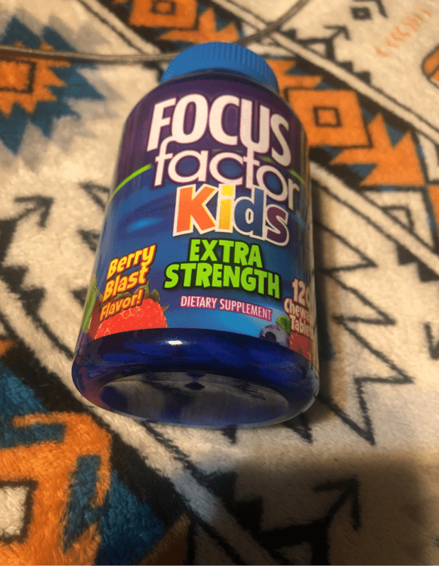 Focus Factor Kids Extra Strength Berry Blast Chewable