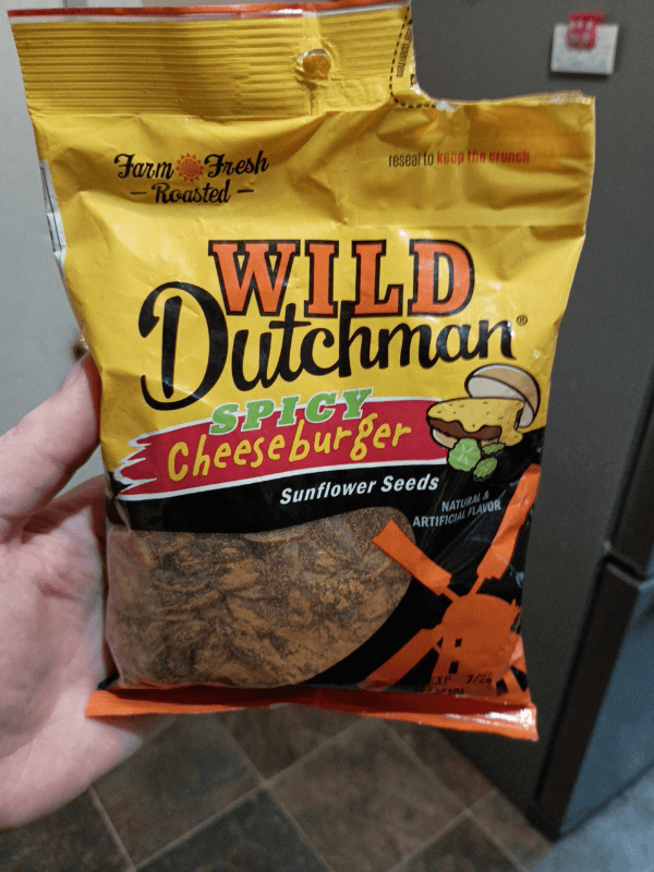 Wild Dutchman Spicy Cheeseburger Sunflower Seeds