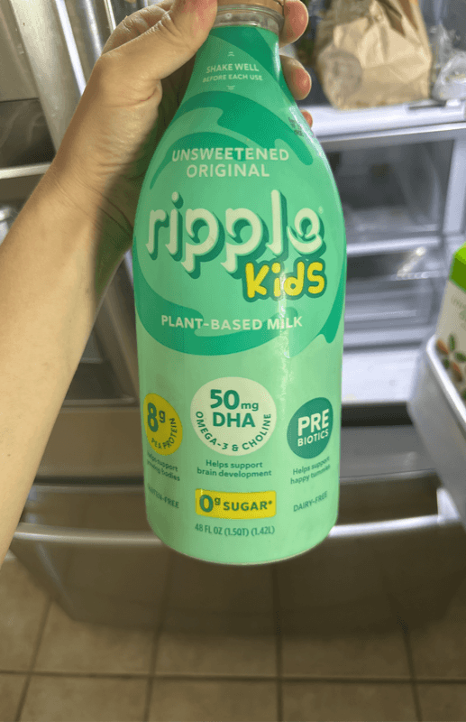 Ripple Kids Unsweetened Original Plant-Based Milk