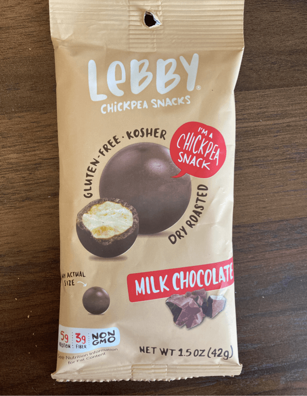 Lebby Chickpea Snacks Milk Chocolate