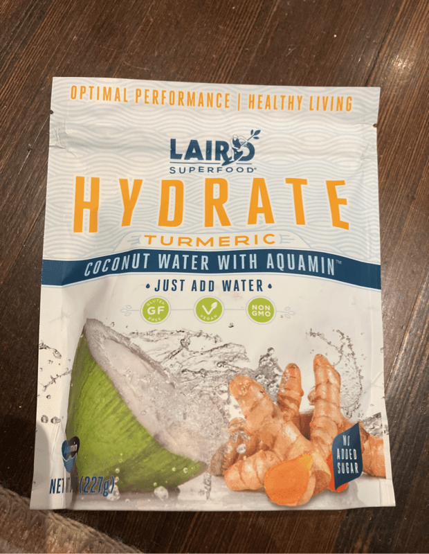 Laird Superfood Hydrate Turmeric Coconut Water With Aquamin