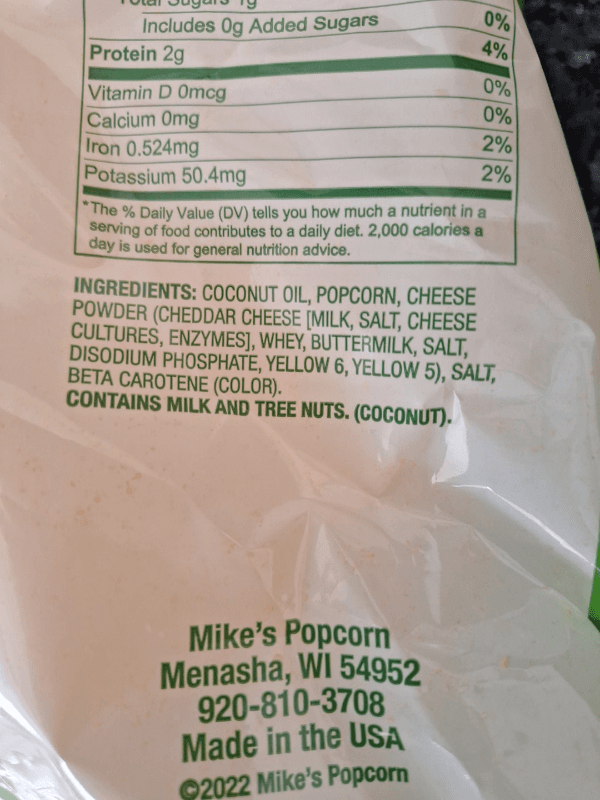 Mike'S Popcorn Cheese Popcorn