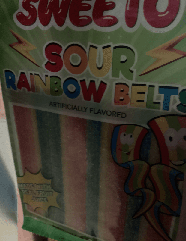 Sweeto Sour Rainbow Belts