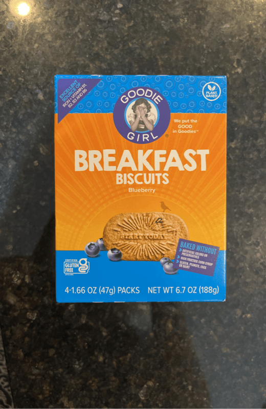 Goodie Girl Blueberry Breakfast Biscuits