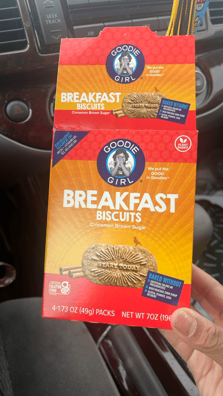 Goodie Girl Cinnamon Brown Sugar Breakfast Biscuits, Shelf Stable