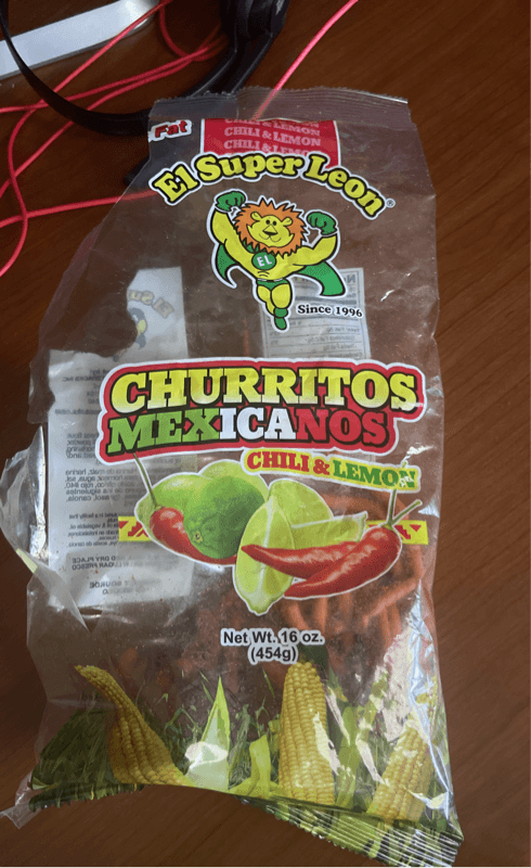 El Super Leon Churritos Mexicanos Chili & Lemon