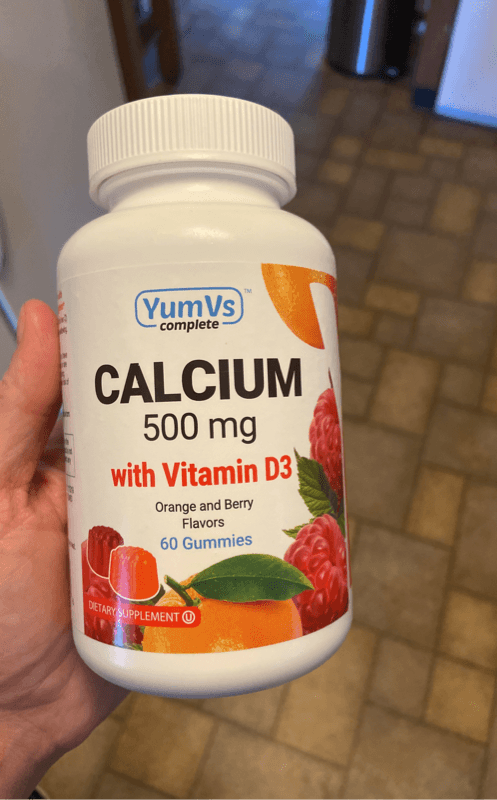 Yumvs Complete Calcium With Vitamin D3 Orange And Berry Flavors Gummies