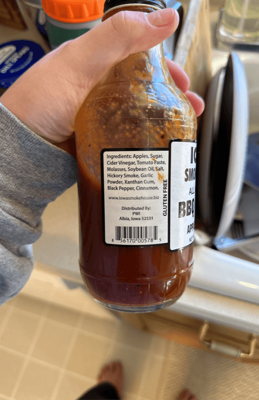 Iowa Smokehouse All Natural Apple Hickory Bbq Sauce