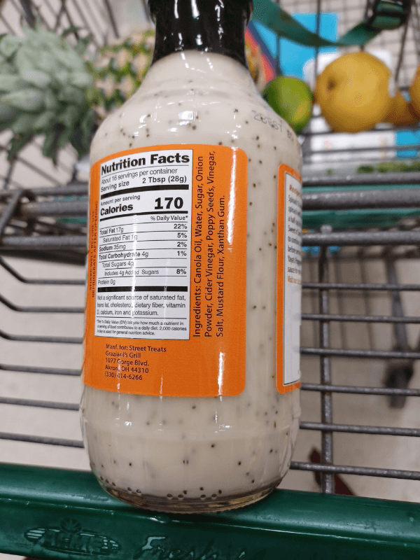 Ya Ya'S Sweet N' Sour Poppy Seed Dressing