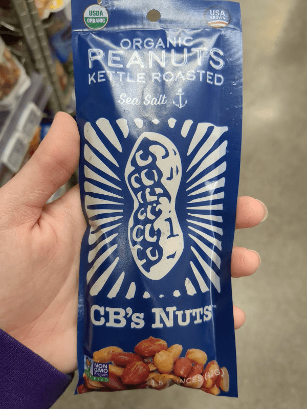 Cb'S Nuts Organic Peanuts Kettle Roasted Sea Salt