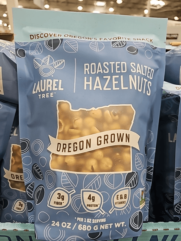 Laurel Tree Oregon Grown Roasted Salted Hazelnut