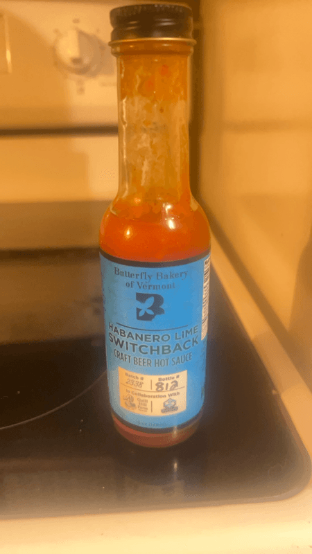 Butterfly Bakery Of Vermont Habanero Lime Switchback Craft Beer Hot Sauce