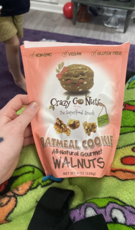 Crazy Go Nuts Walnuts Oatmeal Cookie