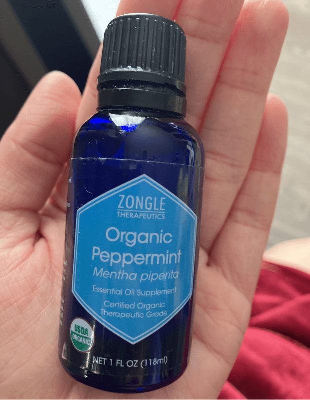 Zongle Therapeutics Organic Peppermint Essential Oil Supplement